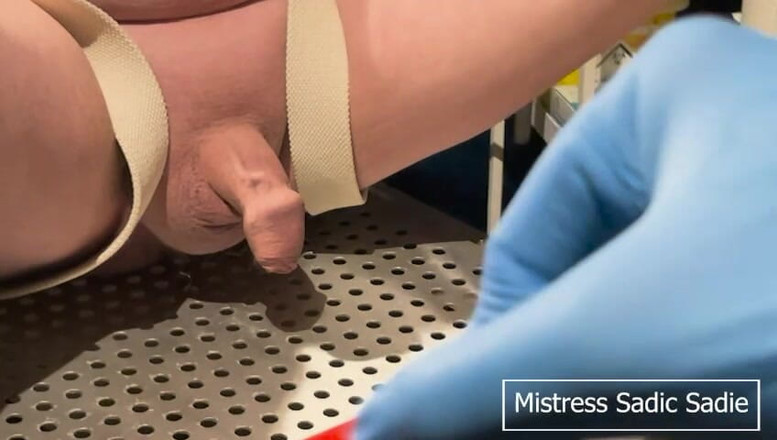 Sadic Sadie: 간단한 카테터 시연, 그의 요도를 넓히다