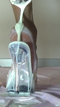 Scarpe con le mie belle gambe tutto in yogurt