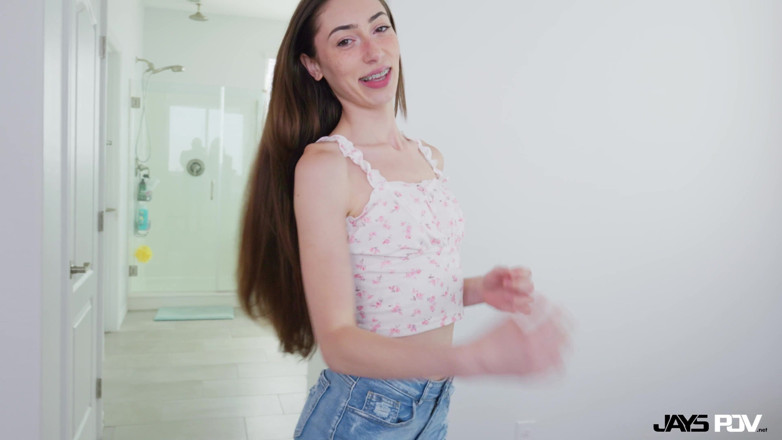 JAYS POV: Small Tits Tiana Blow Returns To Suck The Life From...