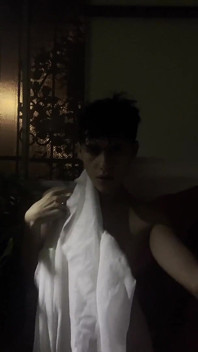 Femboy Naked and Under the Lights