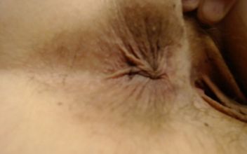 Sweet Closeup Hairy Winkling Tight Brown Little Asshole