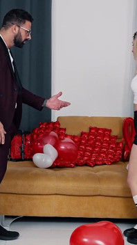 Stiefvader is van mij Valentijn