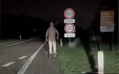 Naakte buitenshuis compilatie