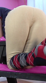 Equestrian Sock Sniff & Jodhpurs Masturbation