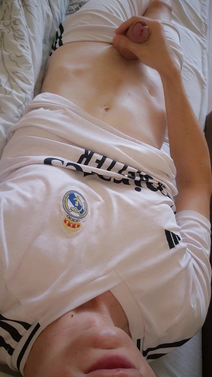 Sneakersmax98: Boy in a Football Uniform