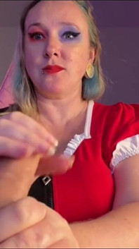 Harley Quinn Does Handjob