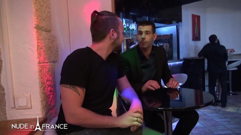 Nude in France: A guy offers her young wife in a swinger club...