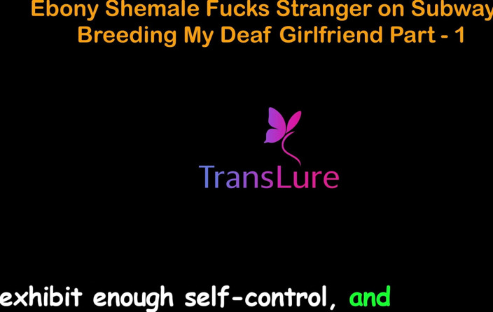 TransLure: Historia de sexo en audio inglés - travesti de ébano se folla...