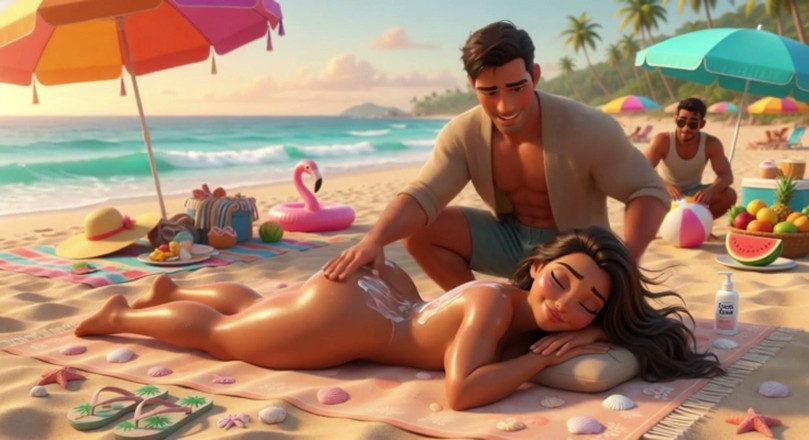 My night collection: Beach House Jacuzi'de Partnerimin En Yakın Arkadaşıyla Gizli Yaz Sıcağı (Ai...