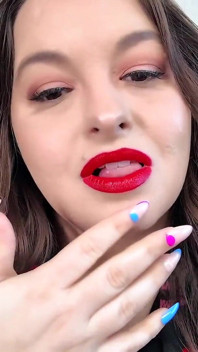 Glossy Red Lips JOI