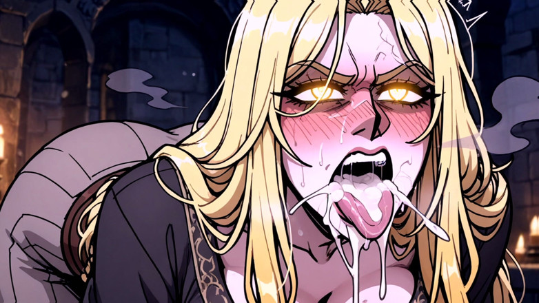 Croft AI Art: Naughty Marika Fucking Her Pussy, Hot Sex - Ia Arte