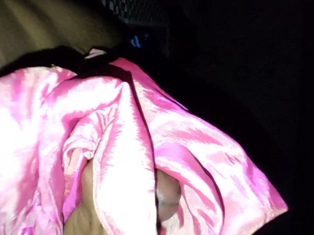 69 Pink Satin Silk Suit Handjob of Neighbour Bhabhi (Satin and silky)