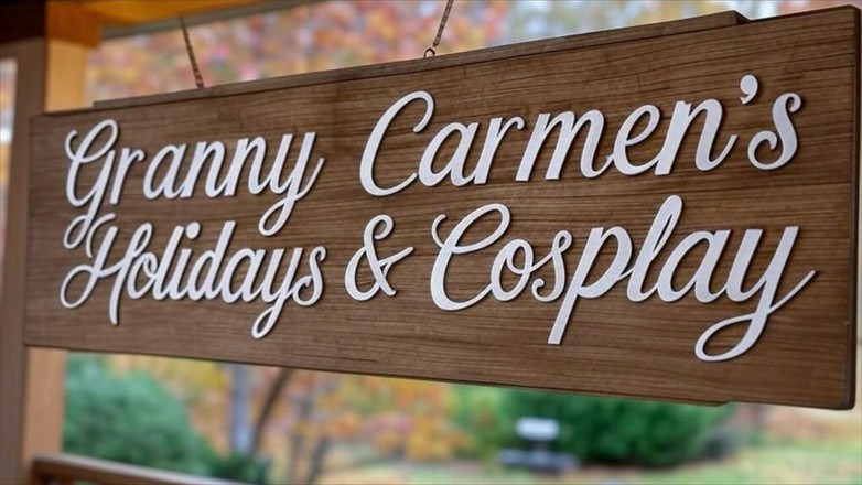 Carmen Angel: Babcia Goldfingers: Undercover 007 Goldilocks Dildo Fuck - Black is just right