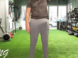 Lucas Nathan King: Exhibition de bite en public et éjaculation dans un pantalon dans...