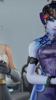 Ashe Pre-wedding Bustle Gone Wild with BBC - 3D Overwatch Animation