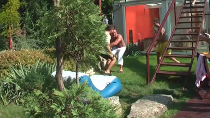 German Porn: Group of guys attends pool party with hot girls and...