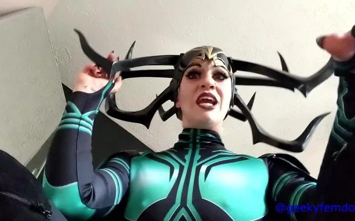 Geeky Femdom: Hela Dominant Victory