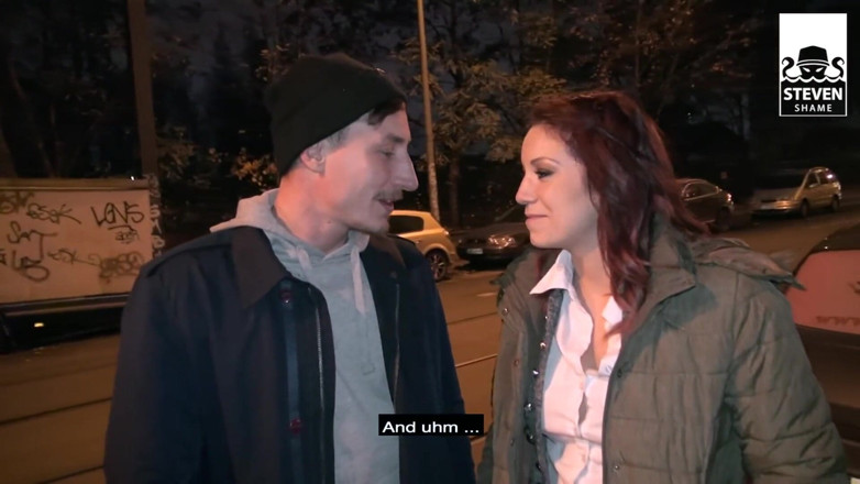 Steven Shame: Public 69: w parku ta bawarska brunetka robi loda i liżę...