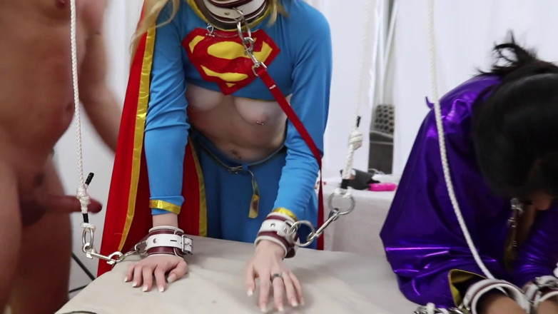 Azure Sky Films: Viva athena-candy white batgirl solo 1-3