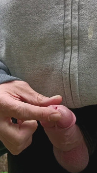Woodland wichst mit kordhosen, nahaufnahme Edging mit großem schwanz, cumming - rockard papi