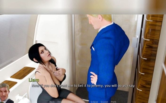 3DXXXTEEN2 Cartoon: Anna goes on an anal business trip. 3D porn cartoon sex