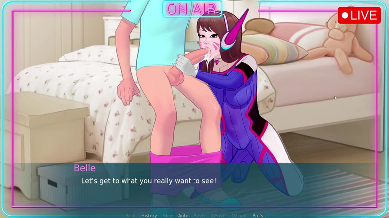 LewdArcade: Koleksi adegan bugil Sexnote Belle Delphine. Unduh Game