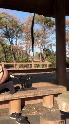 Self-training No. 74: Fuck Machine at a Beach
