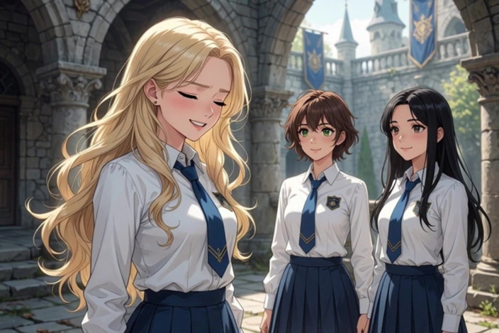 My night collection: 魔法学校が処女を拒否 - ルームメイトが呪文で修正した(AI生成)