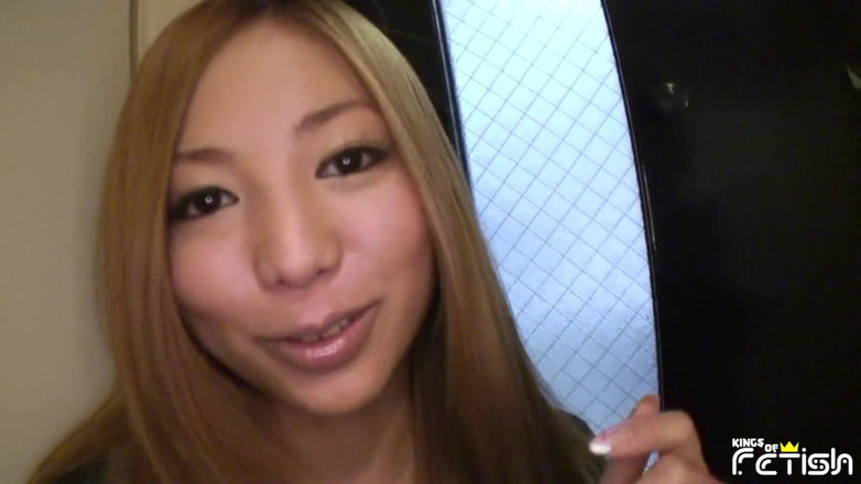 Pure Japanese adult video ( JAV): Blonde Japanese Babe Squirts and Blows a Guy with Big...