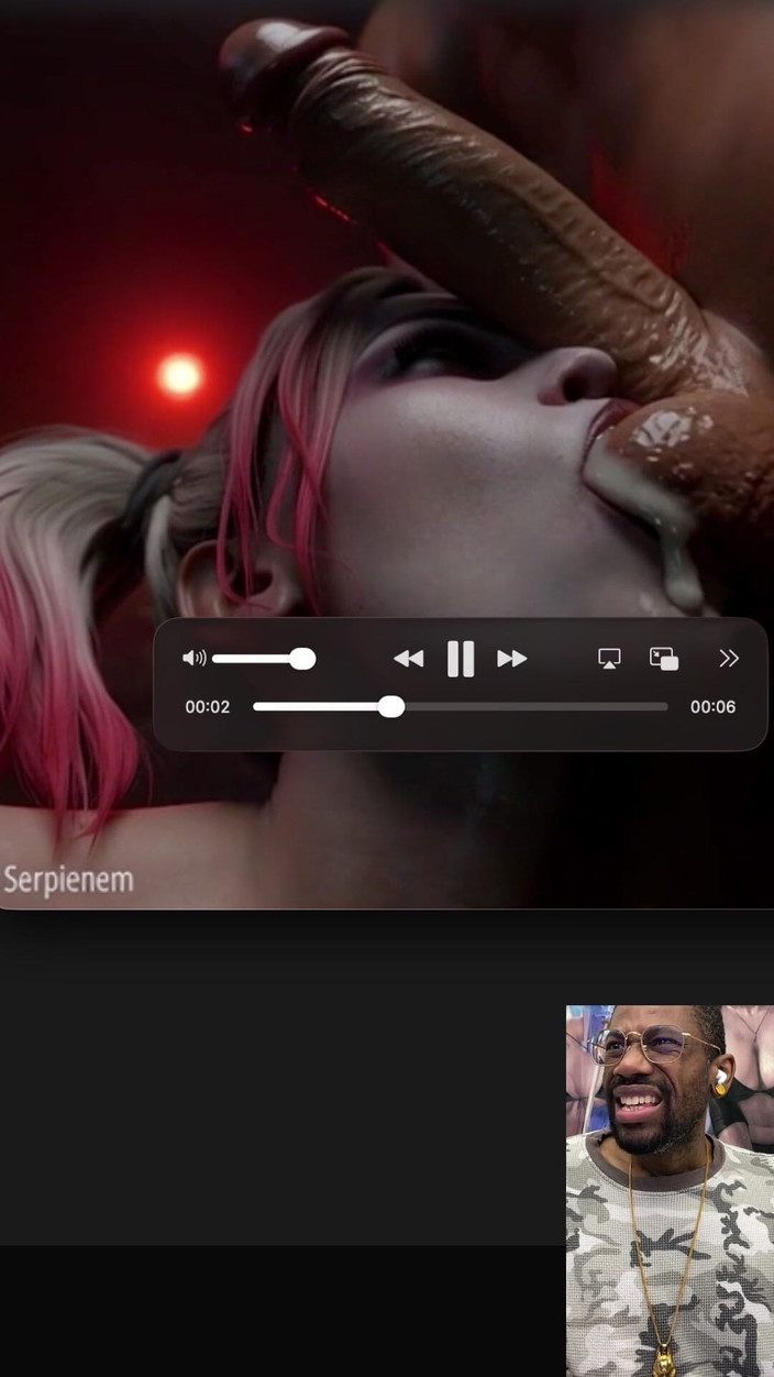 L6RD7BLU3 FUTA: Harley Quinn suger på transgender bollar med trans sperma fortfarande...