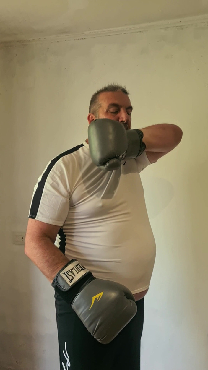 Punchbagplz: POV Beatdown Srebrny ojczym bokser - myślałeś, że możesz mnie zabrać?