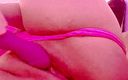 ToyNymph: Cewek ini lagi asik fingering memek dan dildo warna pink