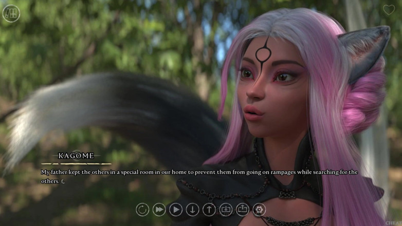 3D Cartoon Porn: The Seven Realms 65 - Atlas Mengongkek Kagome Dari Belakang Selepas Handjob