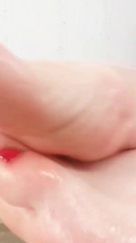 Foot Fetish Solo POV Video: Female Domination Sexy Blonde Mistress