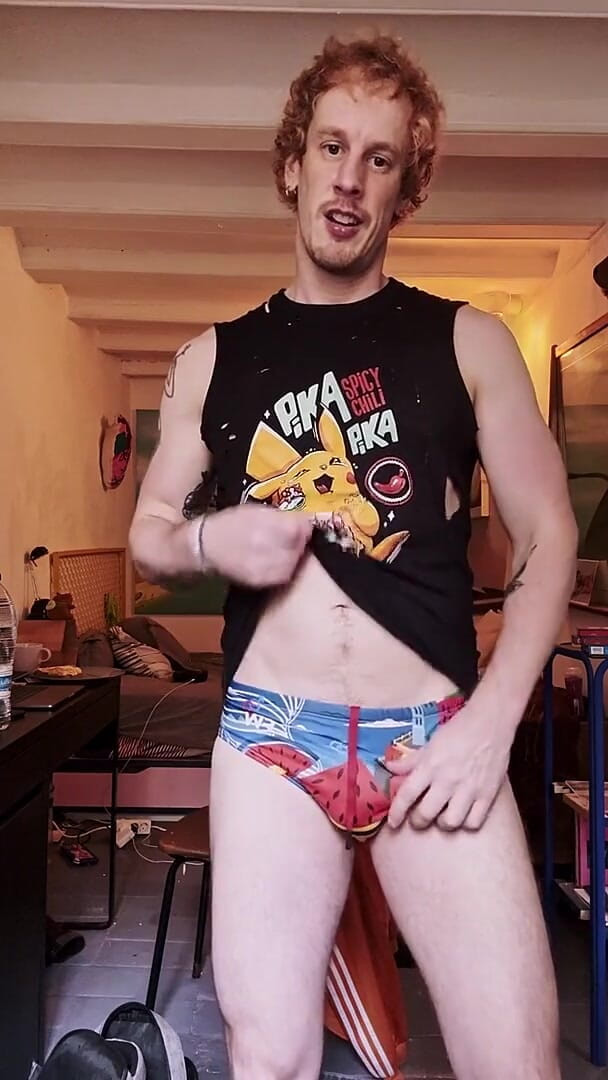 Christian Hunter: Wash Day Got Me Hard in My Swimming Trunks