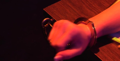 Tight little babes: Strapped gagged slave fucked roughly