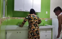 My stepsister likes me to fuck her before cooking because our stepfathers are not at home, we take advantage of the fact