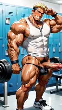 Muscular Big Cock Gay Ass Fuck Cum