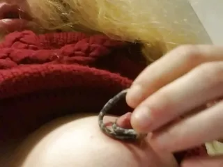 Lexilorewithmore: Teasing my sensitive nipples