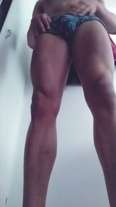 trebol_Jess: Sexy exercises in suspensor and straw at the end