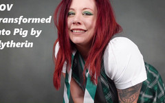 Deanna deadly: POV transformado em porco por Slytherin