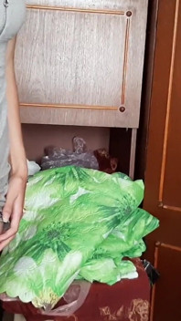 While My Housekeeper Washed the Chandelier I Watched Her and Masturbated - Lesbian-illusion