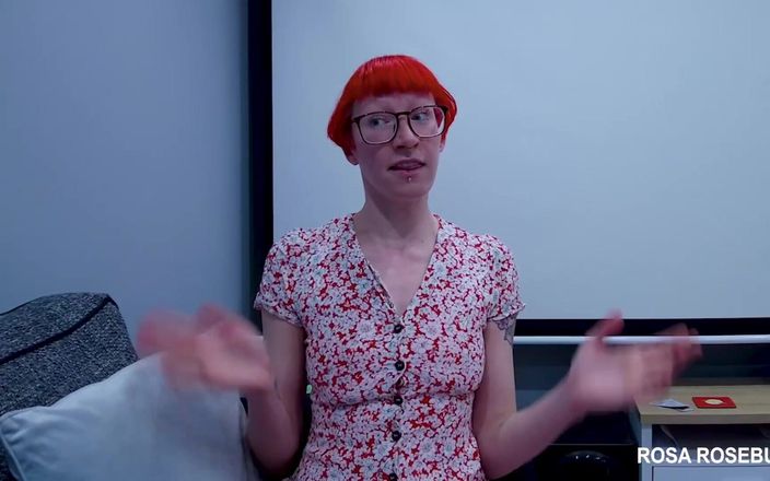 Rosa Rosebud: Verlegen meisje nep casting call met pijpbeurt en anaal spelen