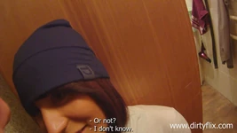 Sportieve meid wil een lul