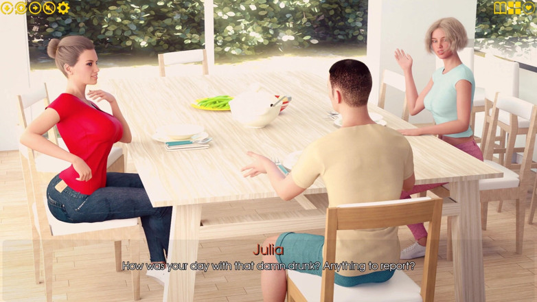 3D Cartoon Porn: 내 쾌락 7 : Daphne과 Julie의 누드 샤워