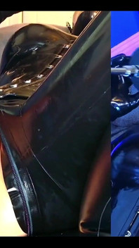 Rubber Doll Cam Session - Spit Roast Training