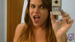 Nikki Montero lesbian life: Trans pornostar hilda brasile video selfie sullo specchio della mia...