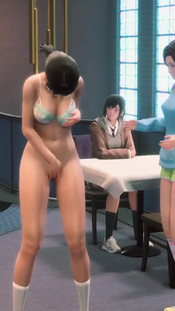 Cewek itu lagi sange di restoran