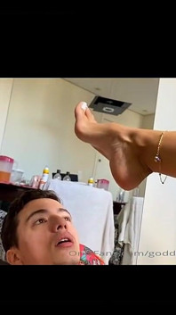 Havaianas Flip Flops Licker and Foot Slapping on His Face