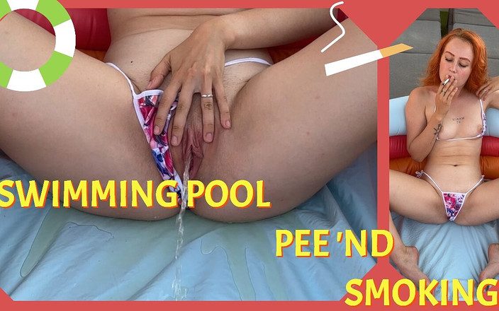 Sheryl X Sinclair: Kencing dan merokok di kolam renang tiang!